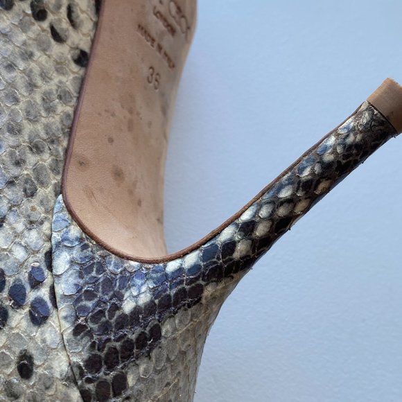 Jimmy Choo Snakeskin Pumps - Picture 8 of 14